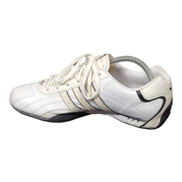 Adidas Racing Team Good Year Vintage Black White Mens Sz 8.5 Driving Race SB0 - Picture 5 of 9